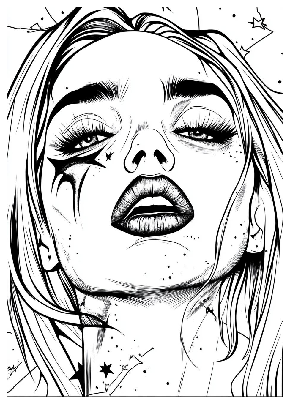 Harley Quinn Ausmalbilder 12