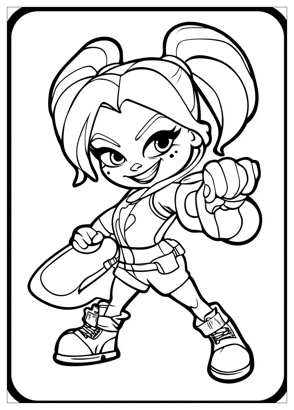 Harley Quinn Ausmalbilder 14