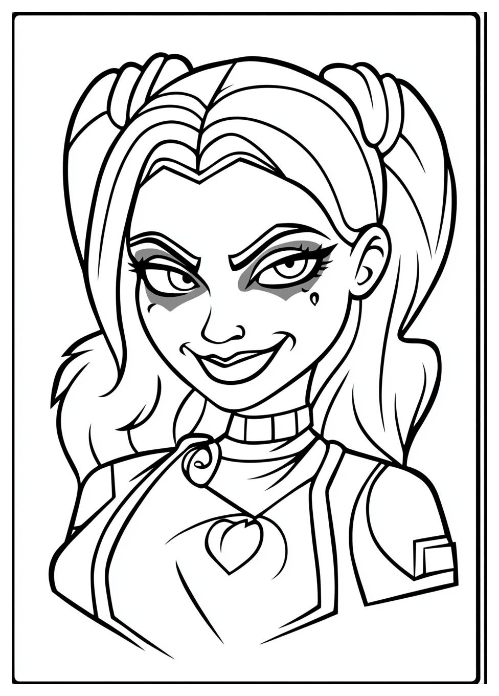 Harley Quinn Ausmalbilder 15