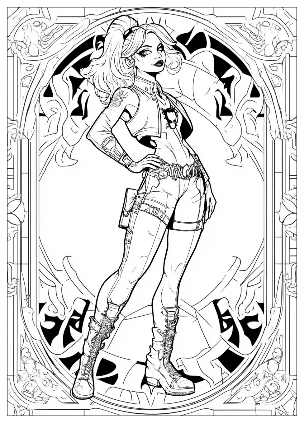 Harley Quinn Ausmalbilder 16