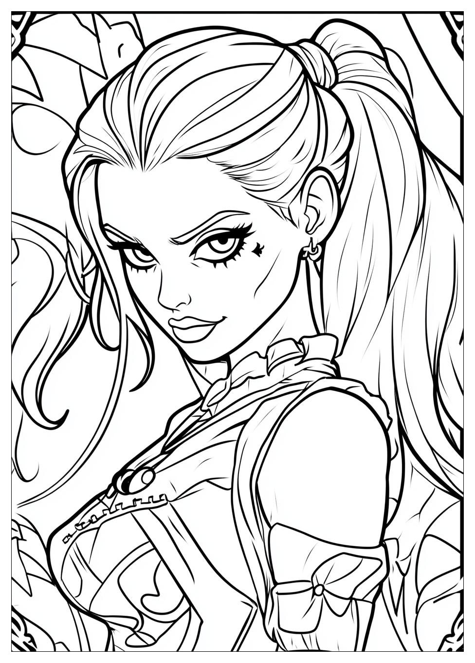 Harley Quinn Ausmalbilder 17