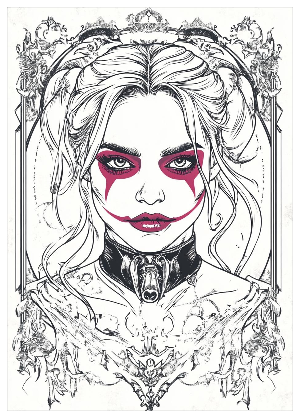 Harley Quinn Ausmalbilder 20