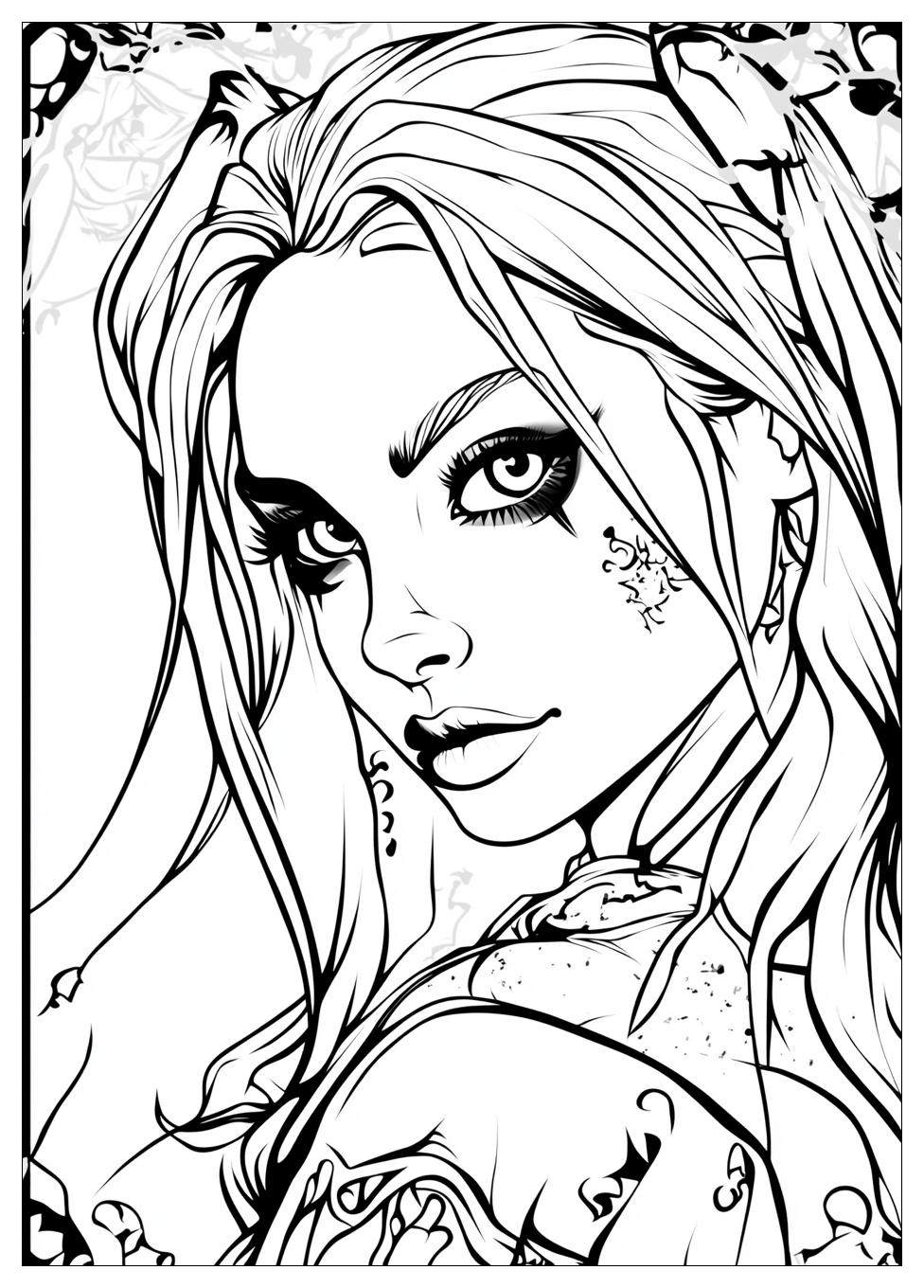 Harley Quinn Ausmalbilder 3