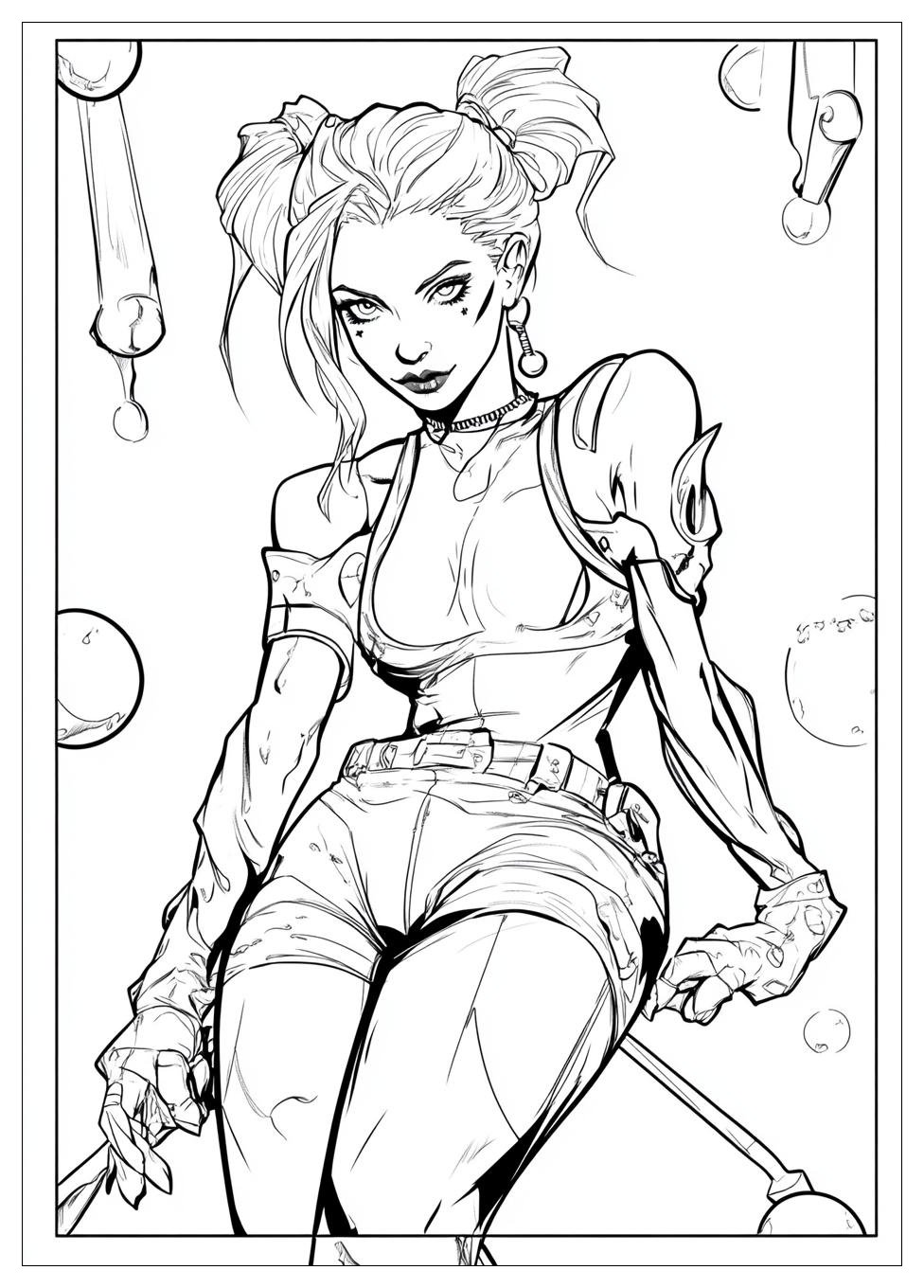 Harley Quinn Ausmalbilder 4