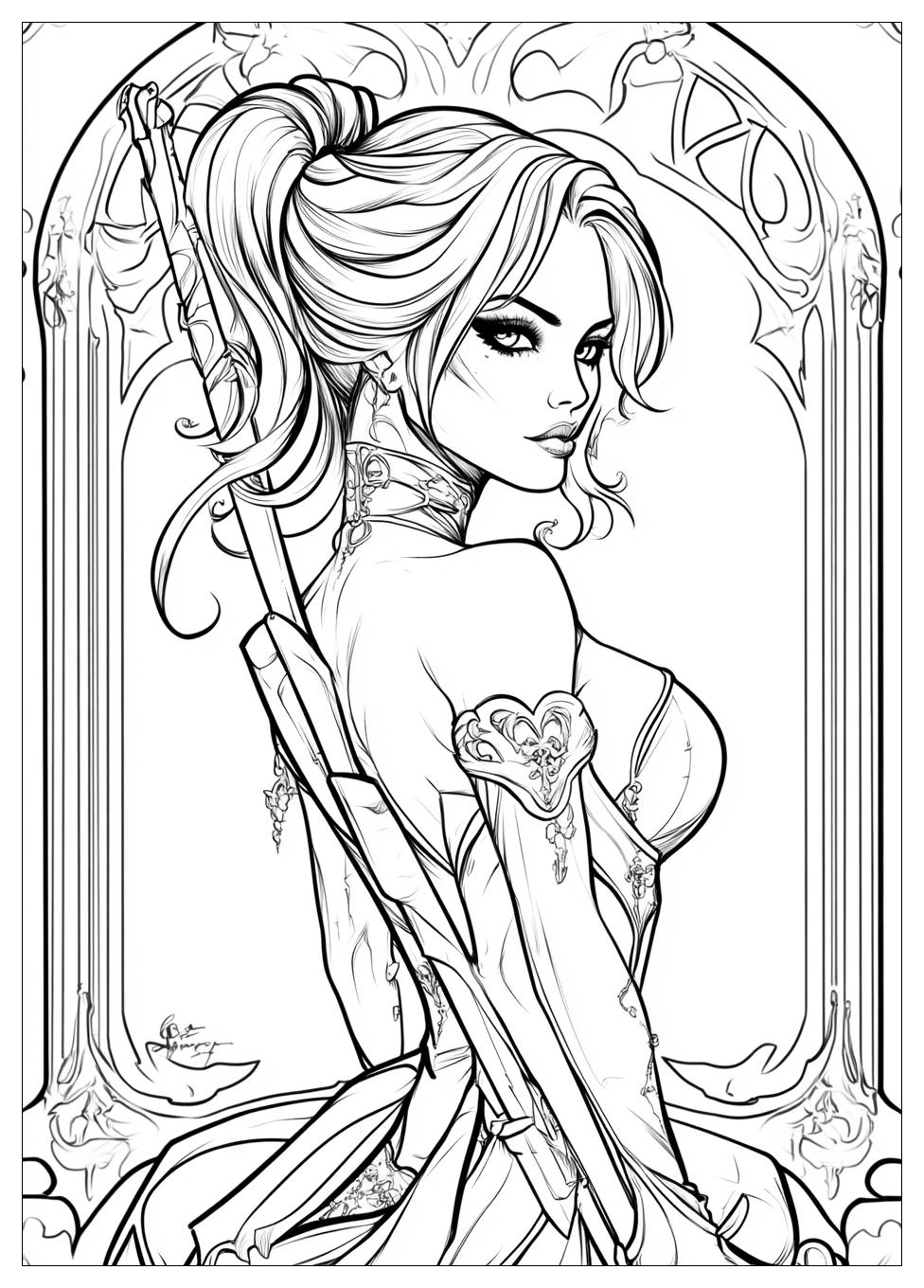 Harley Quinn Ausmalbilder 6