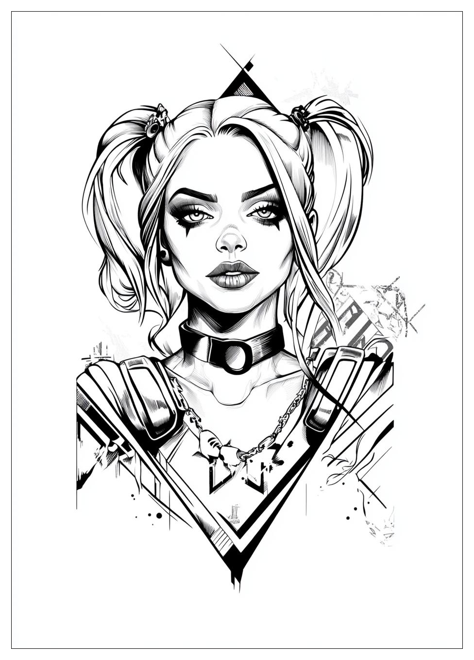 Harley Quinn Ausmalbilder 7