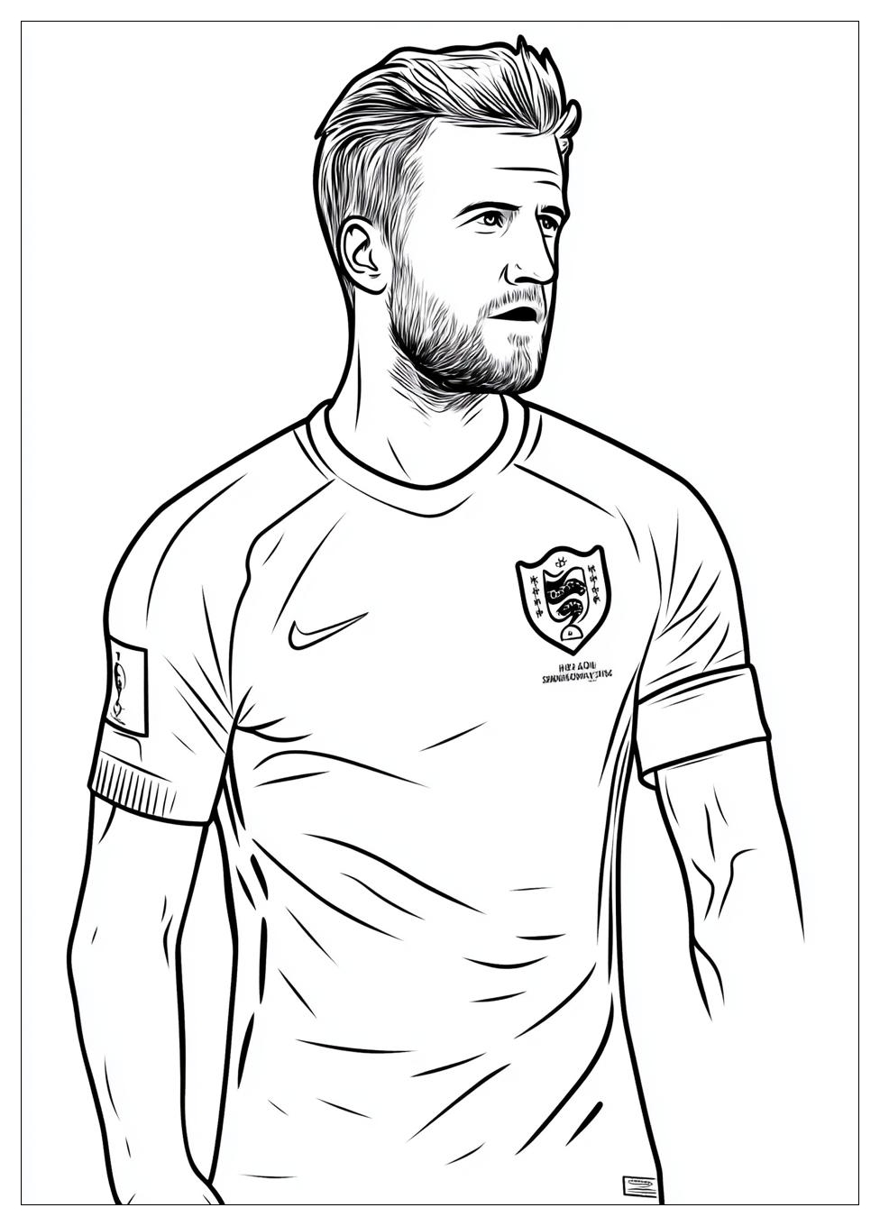 Harry Kane Ausmalbilder 11
