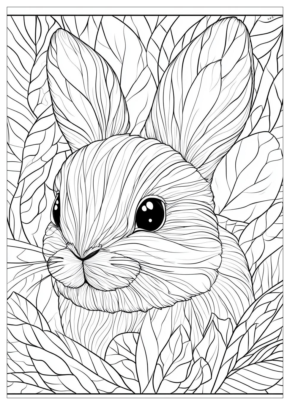 Hasengesicht Ausmalbilder 8