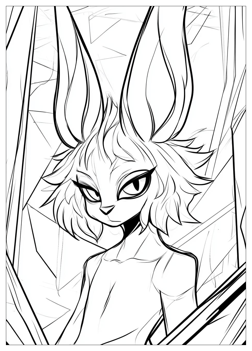Hazbin Hotel Ausmalbilder 1