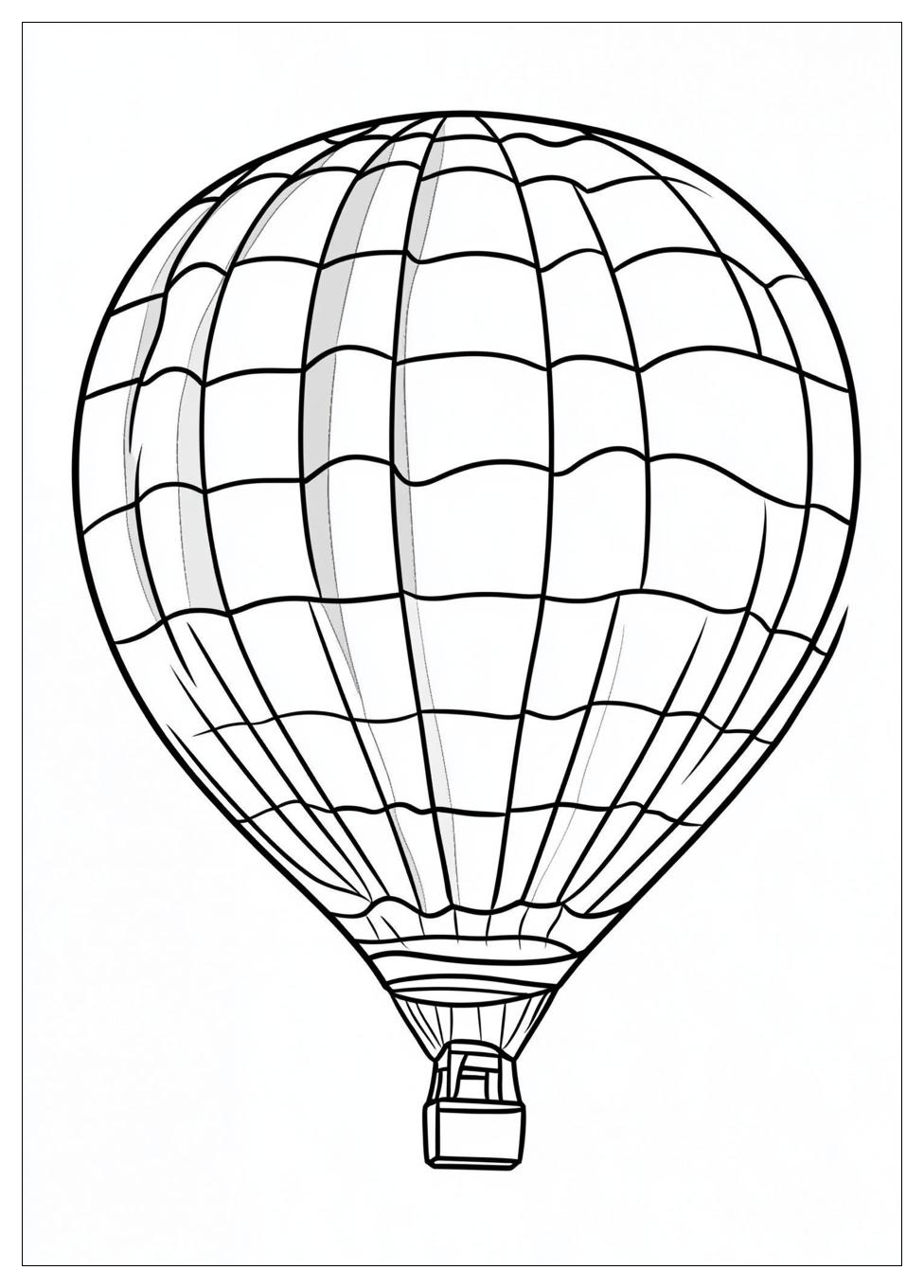 Heißluftballon Ausmalbilder 23