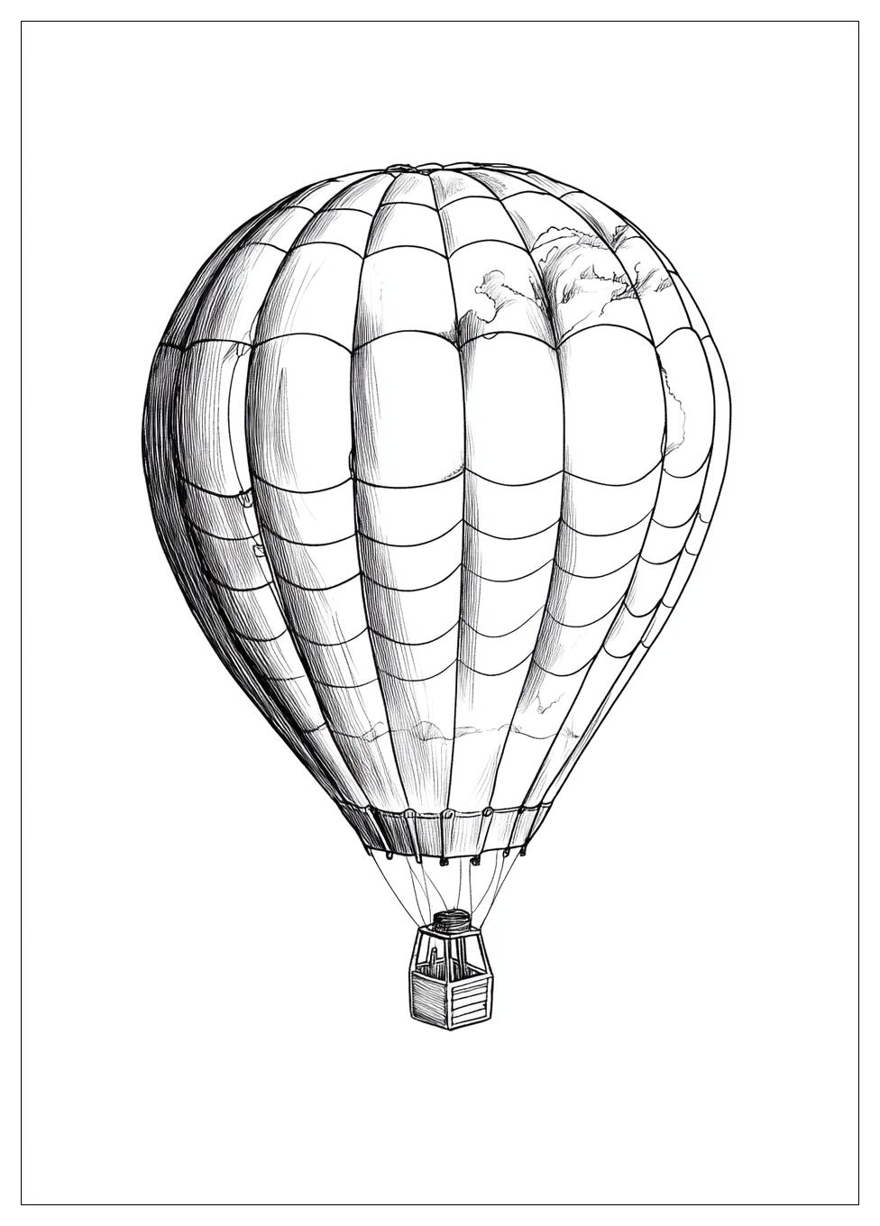 Heißluftballon Ausmalbilder 24