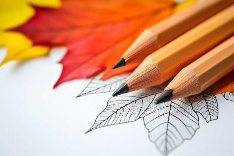 Herbstblatt Ausmalbilder : Herbstliche Kunstwerke zum Ausmalen