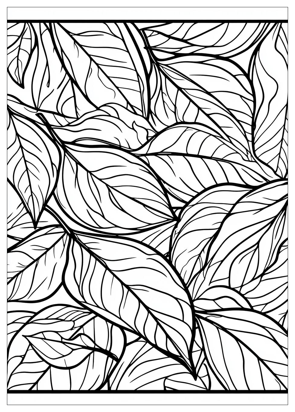 Herbstblatt Ausmalbilder 12