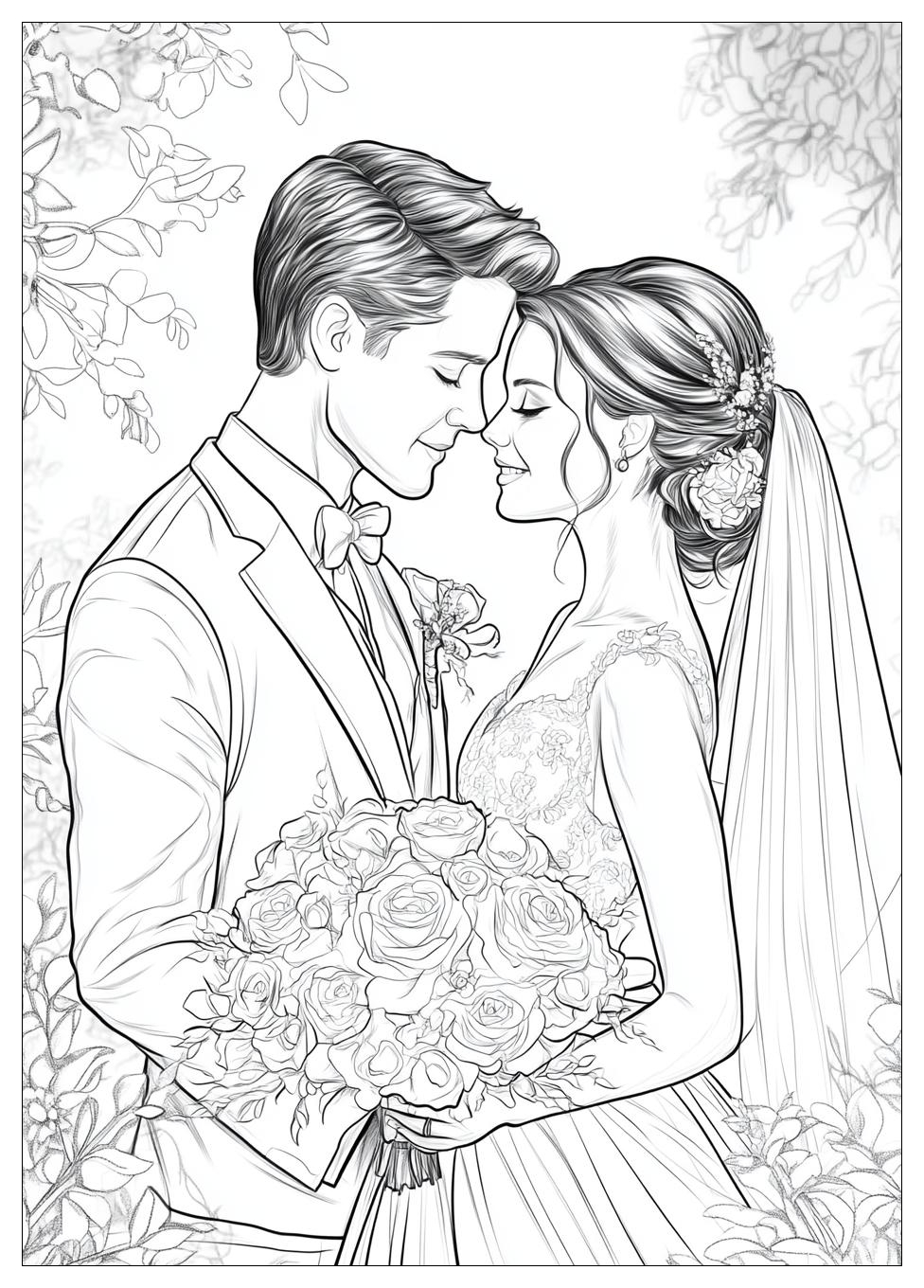 Hochzeit Ausmalbilder 17