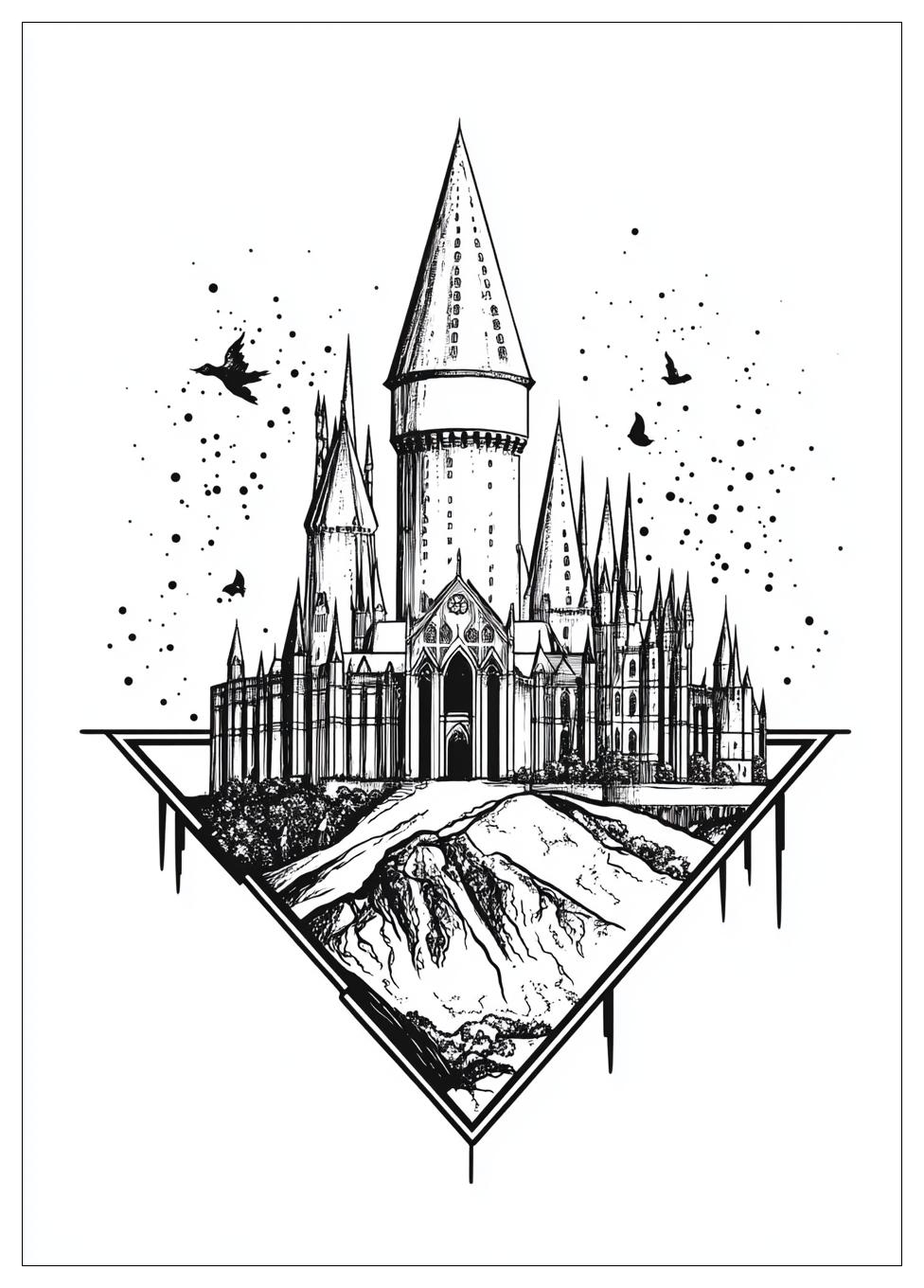 Hogwarts Ausmalbilder 1