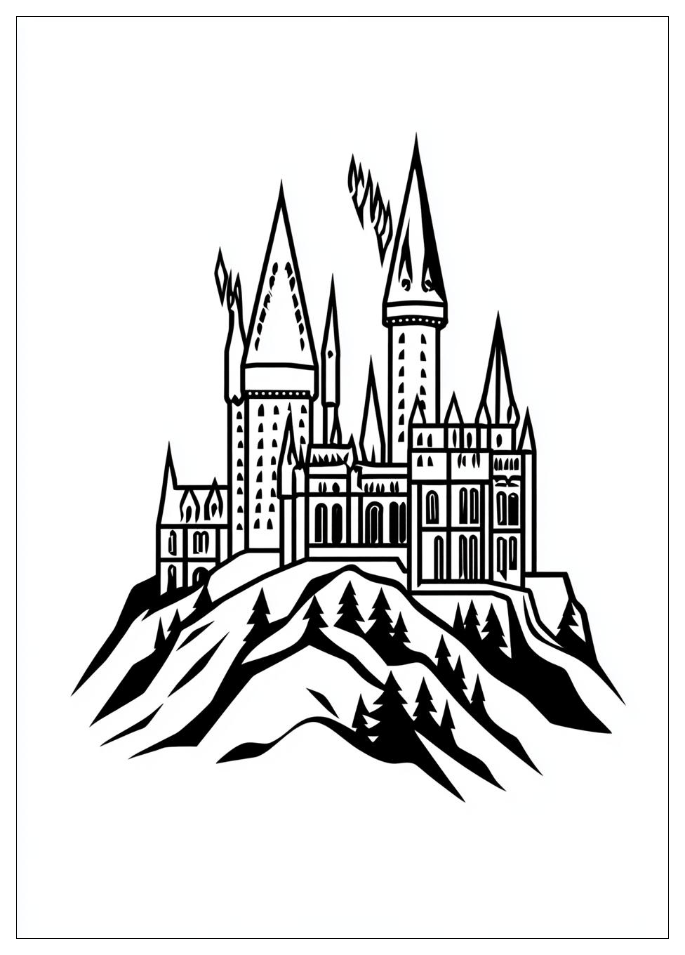 Hogwarts Ausmalbilder 11