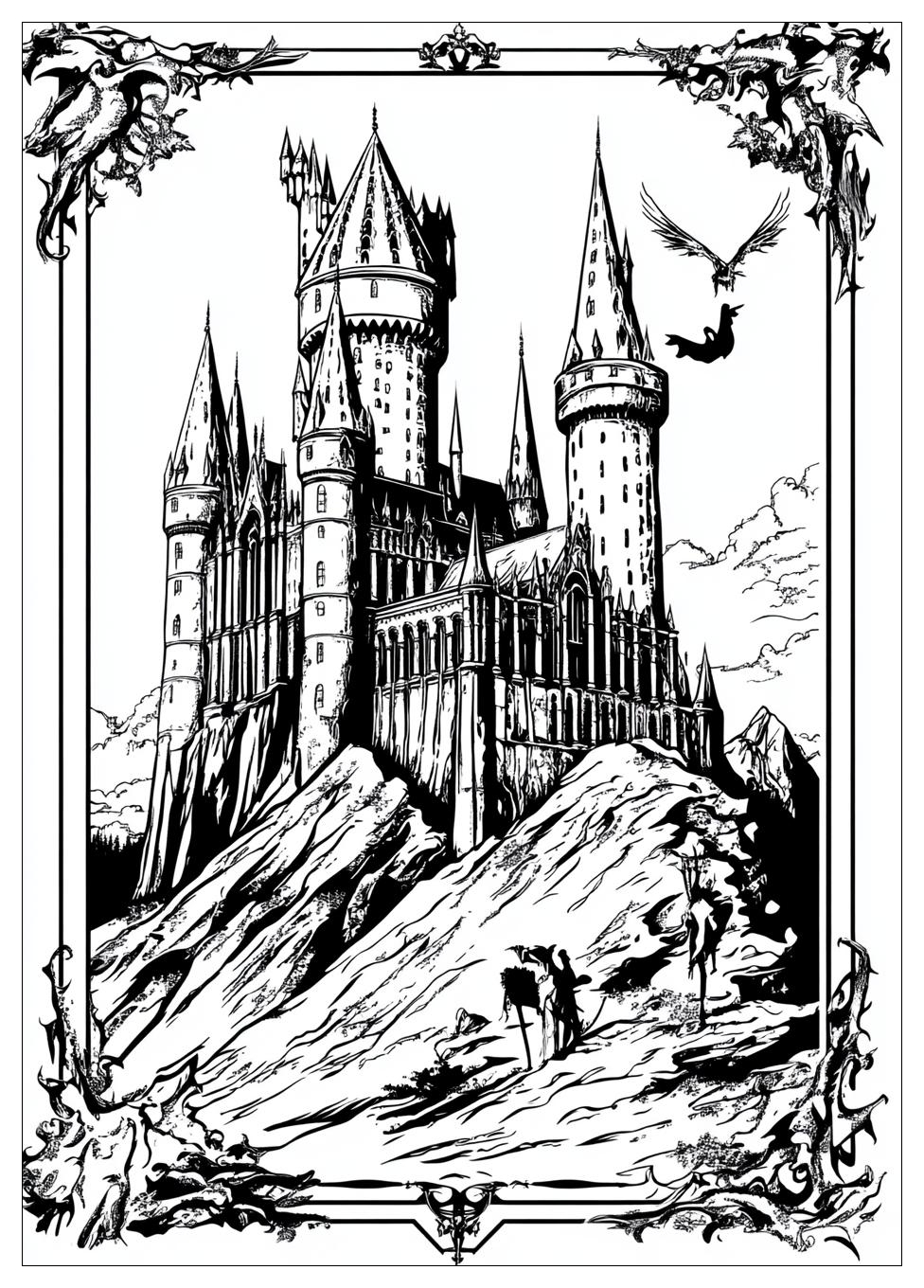 Hogwarts Ausmalbilder 12