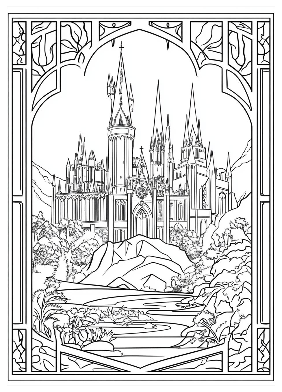 Hogwarts Ausmalbilder 14