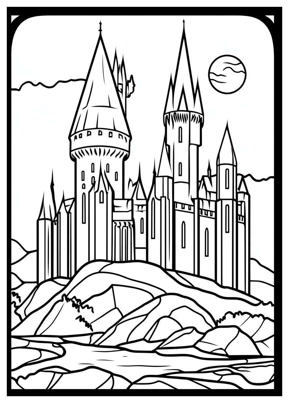 Hogwarts Ausmalbilder 16