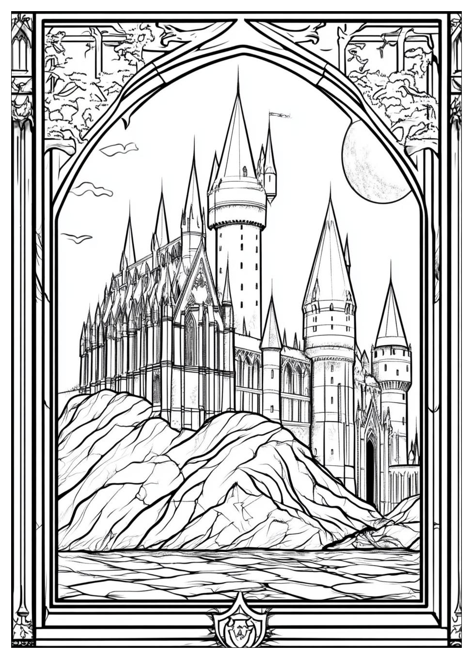 Hogwarts Ausmalbilder 5