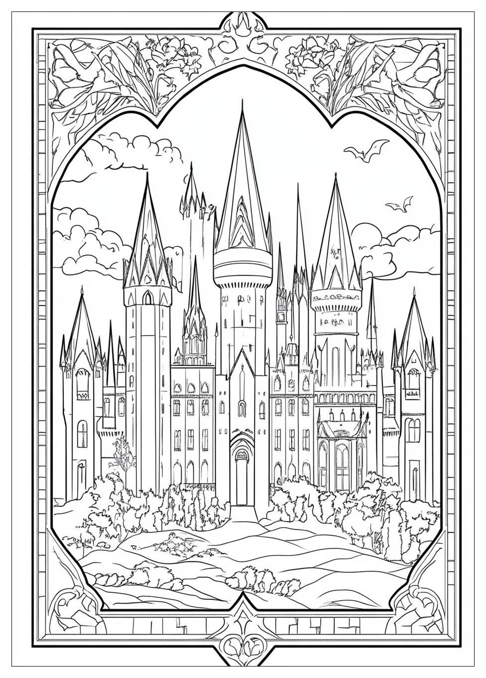 Hogwarts Ausmalbilder 8