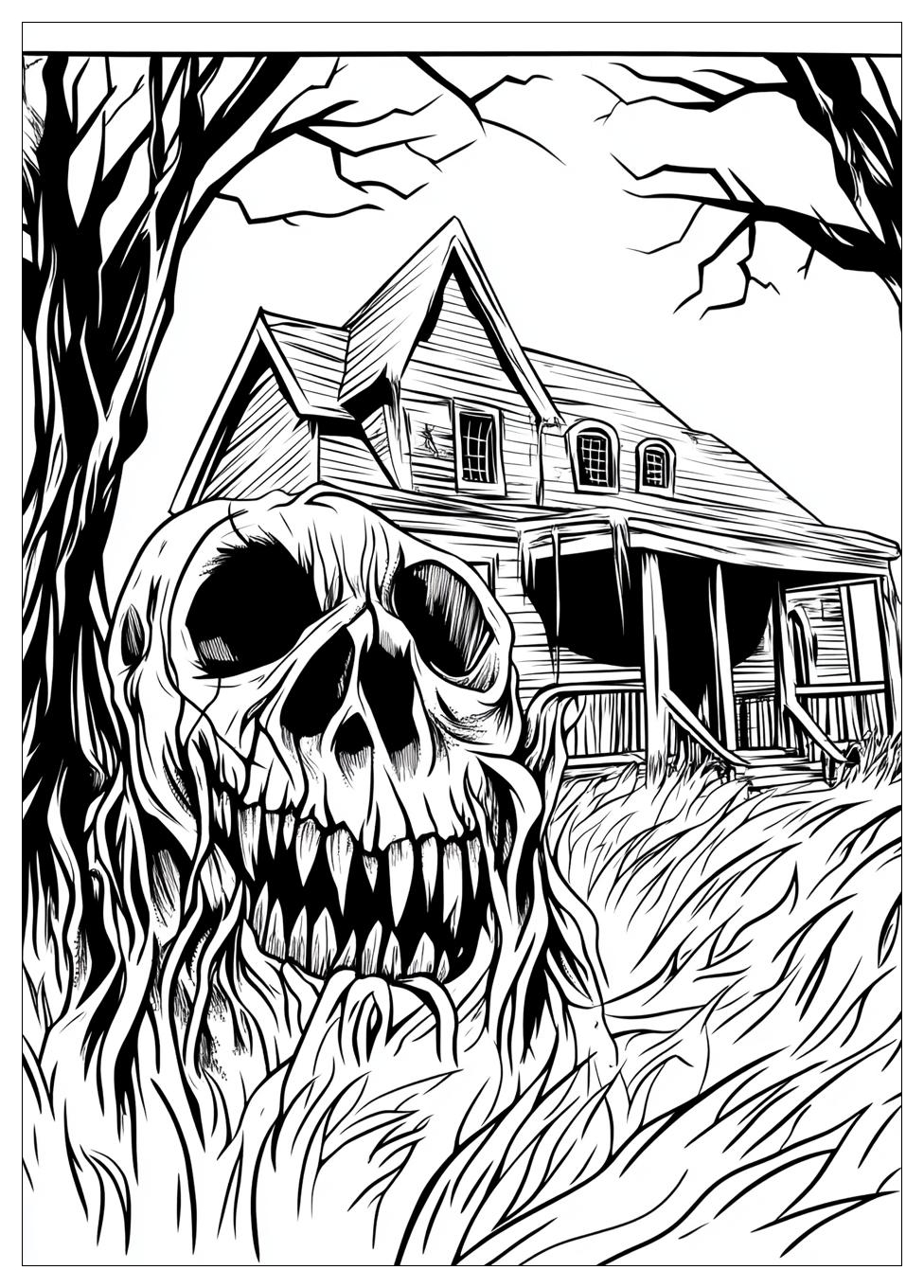 Horror Ausmalbilder 1