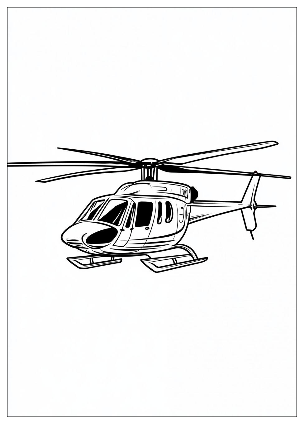 Hubschrauber Ausmalbilder 12