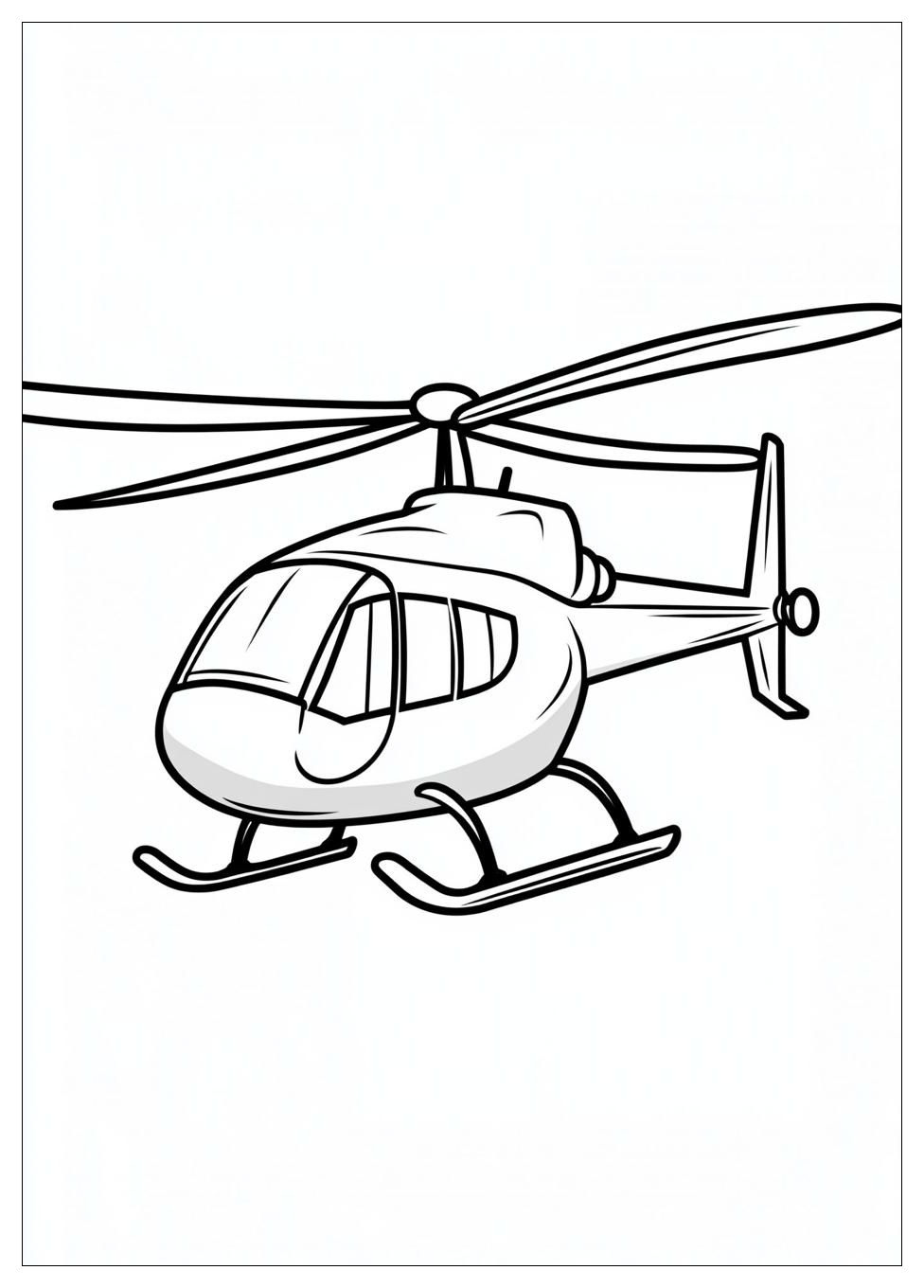 Hubschrauber Ausmalbilder 13