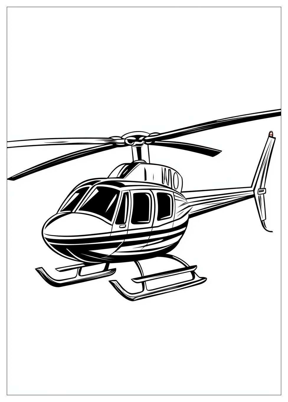 Hubschrauber Ausmalbilder 14