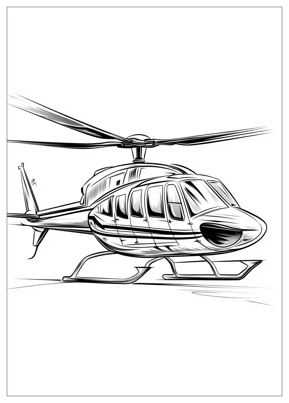 Hubschrauber Ausmalbilder 15