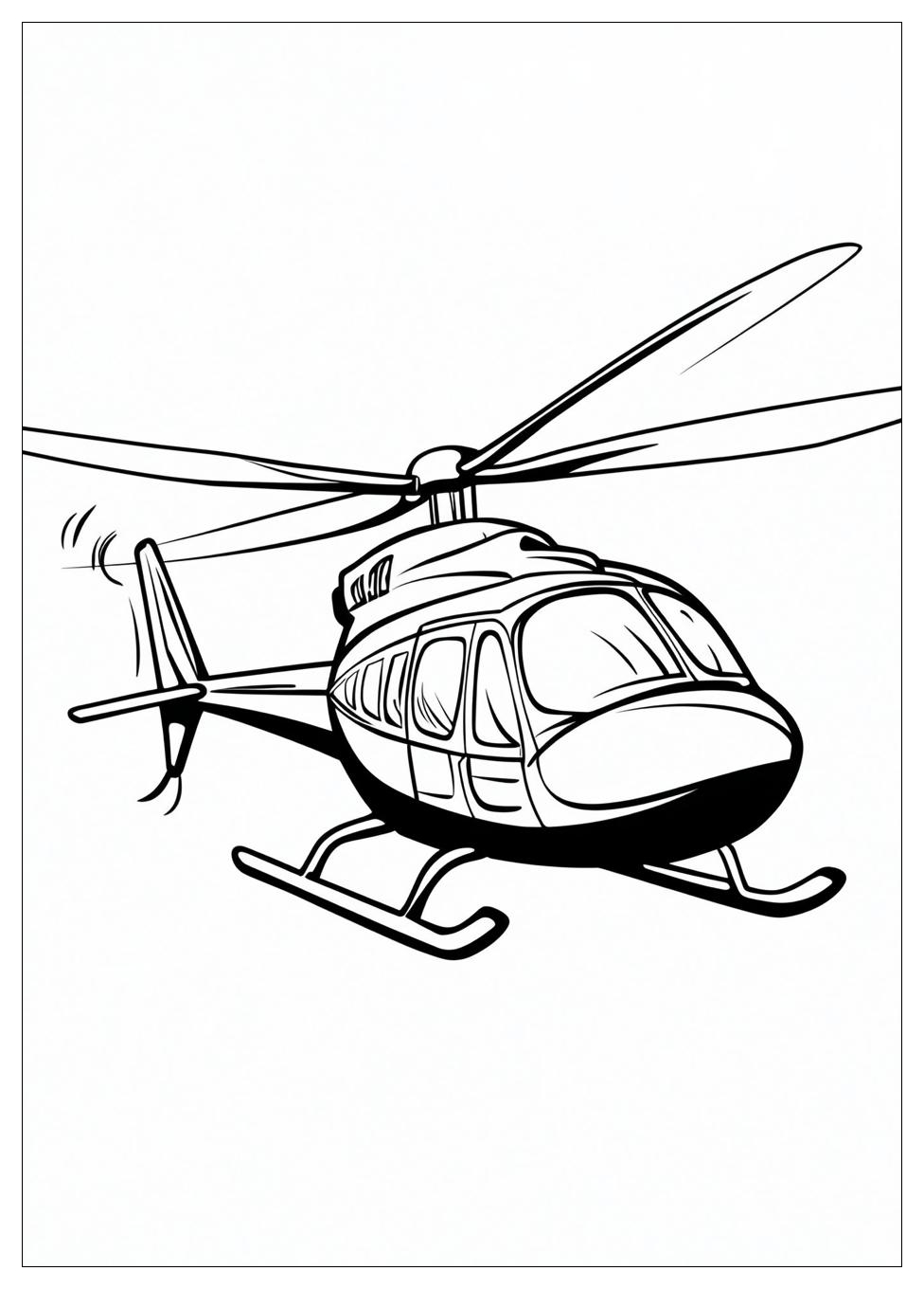 Hubschrauber Ausmalbilder 18