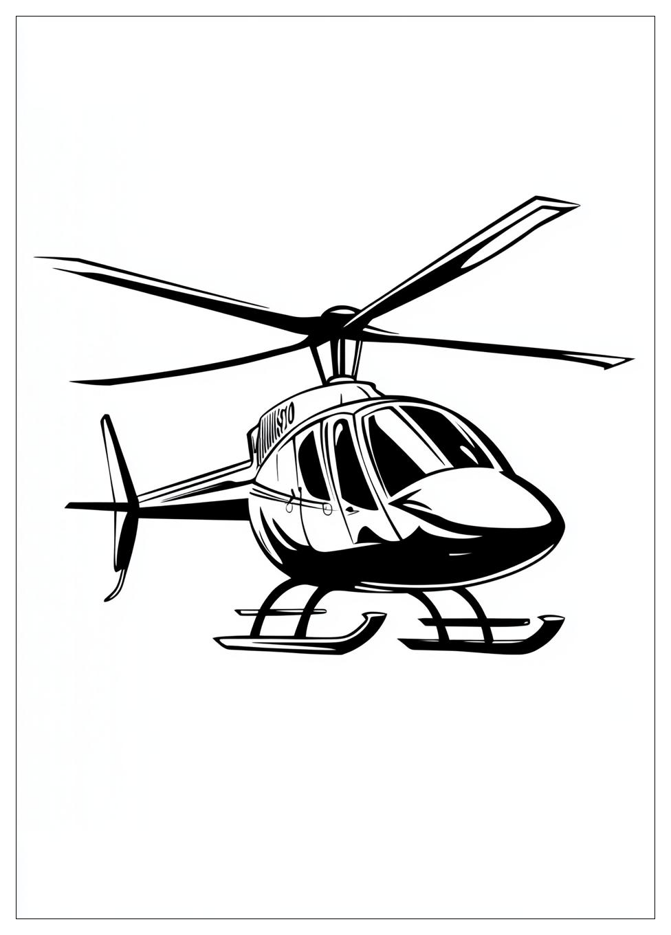 Hubschrauber Ausmalbilder 20