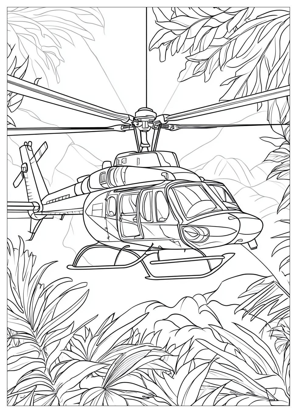 Hubschrauber Ausmalbilder 22