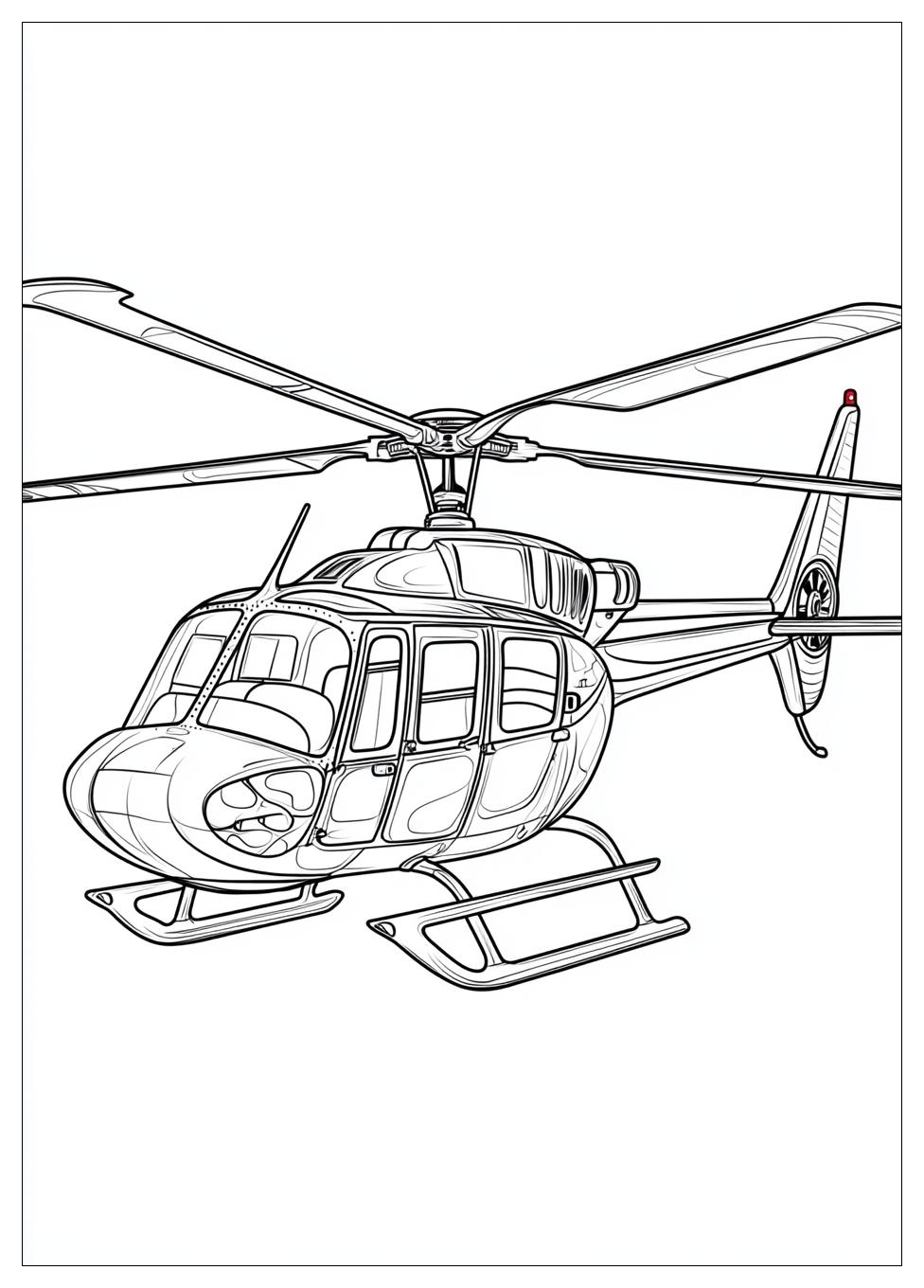 Hubschrauber Ausmalbilder 23