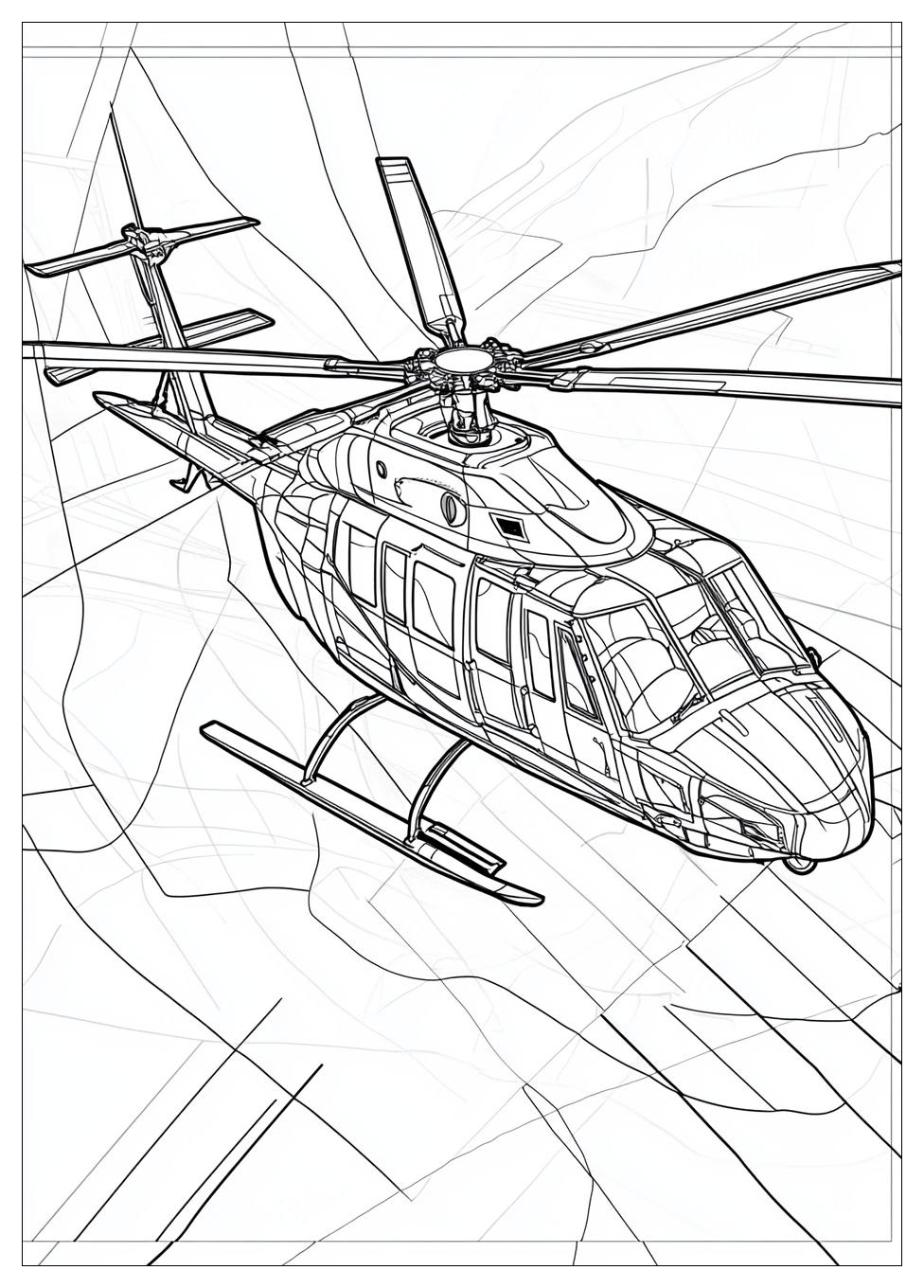 Hubschrauber Ausmalbilder 24