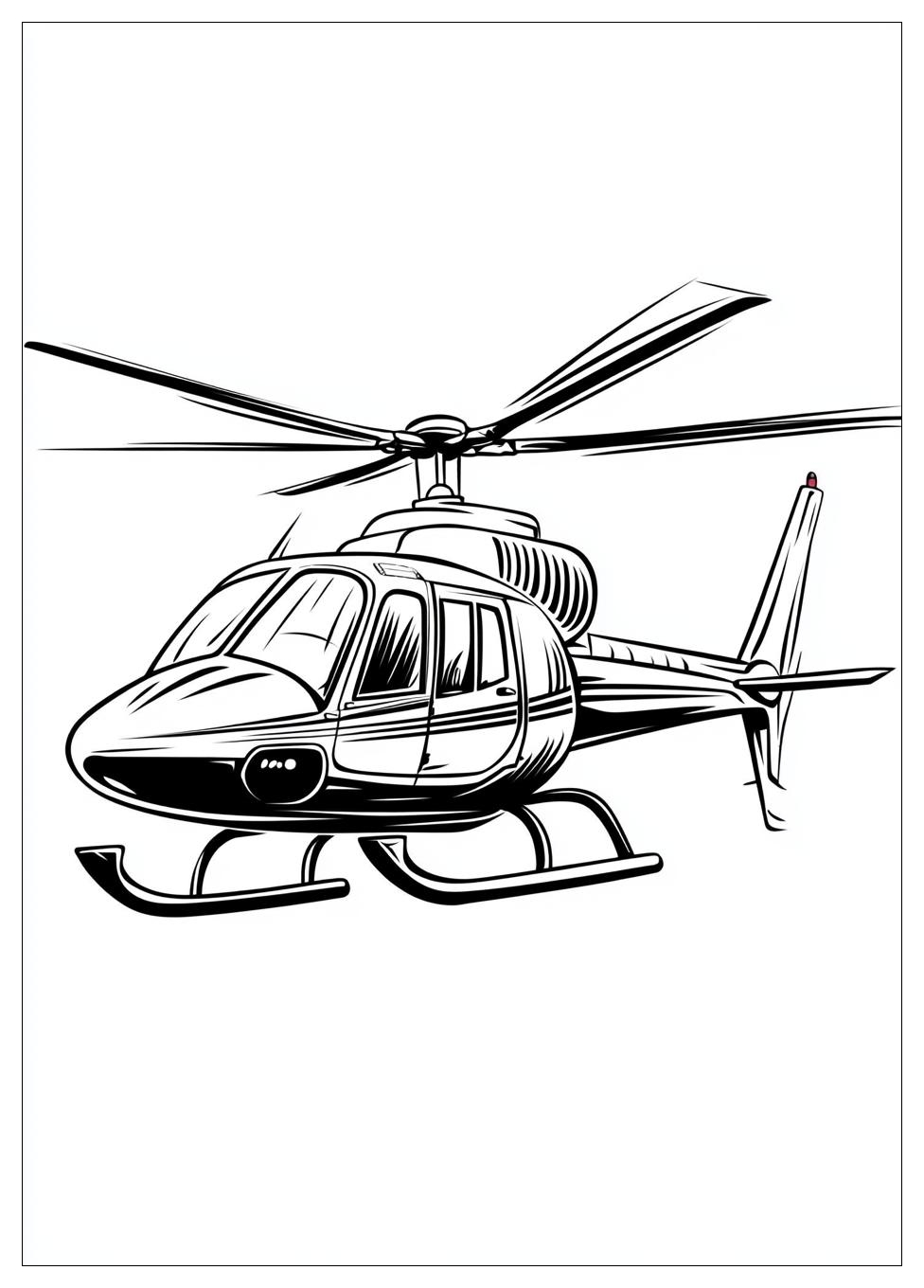 Hubschrauber Ausmalbilder 6