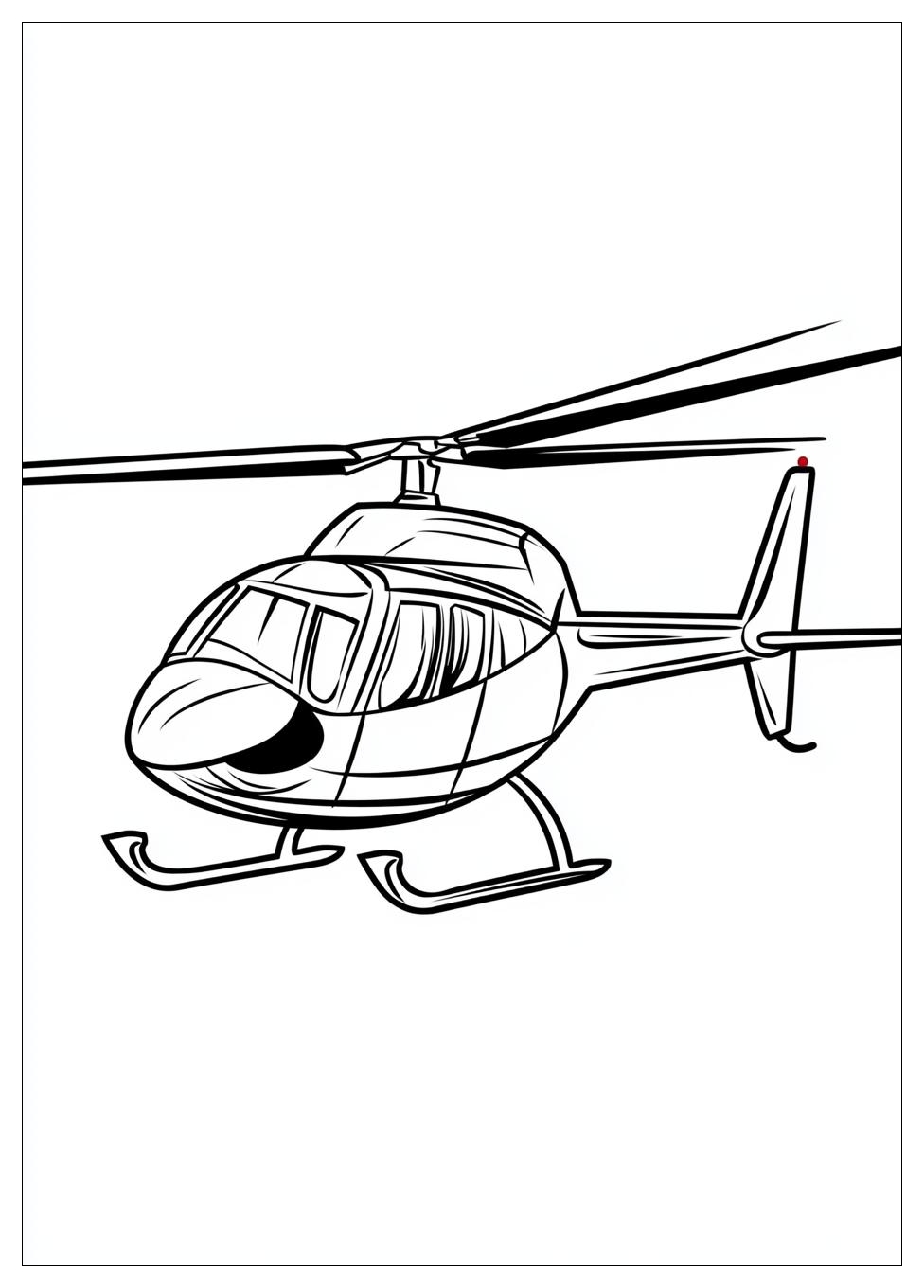 Hubschrauber Ausmalbilder 8