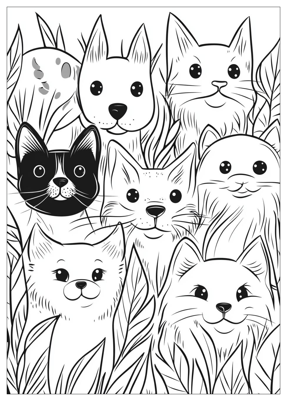 Hunde Und Katzen Ausmalbilder 21