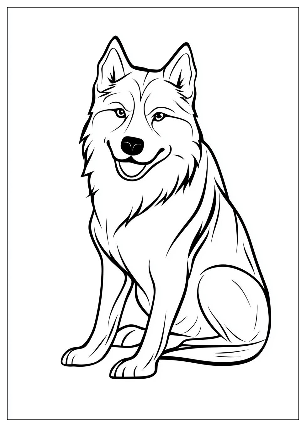 Husky Ausmalbilder 14