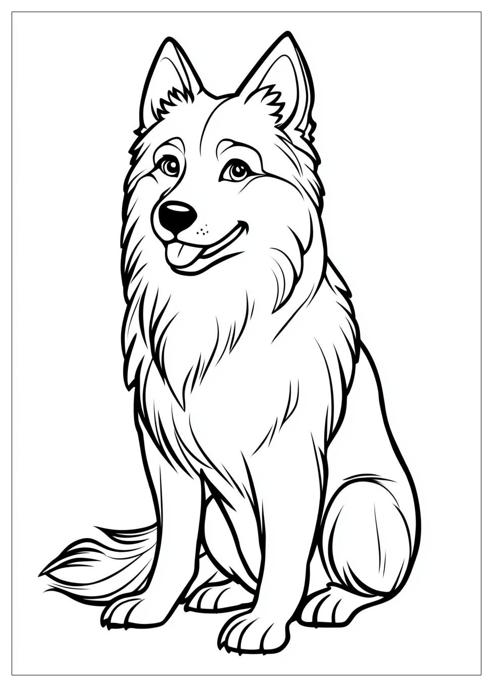 Husky Ausmalbilder 15
