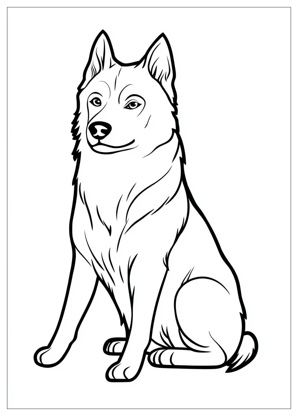 Husky Ausmalbilder 16