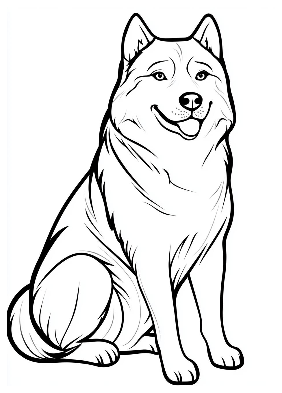 Husky Ausmalbilder 17
