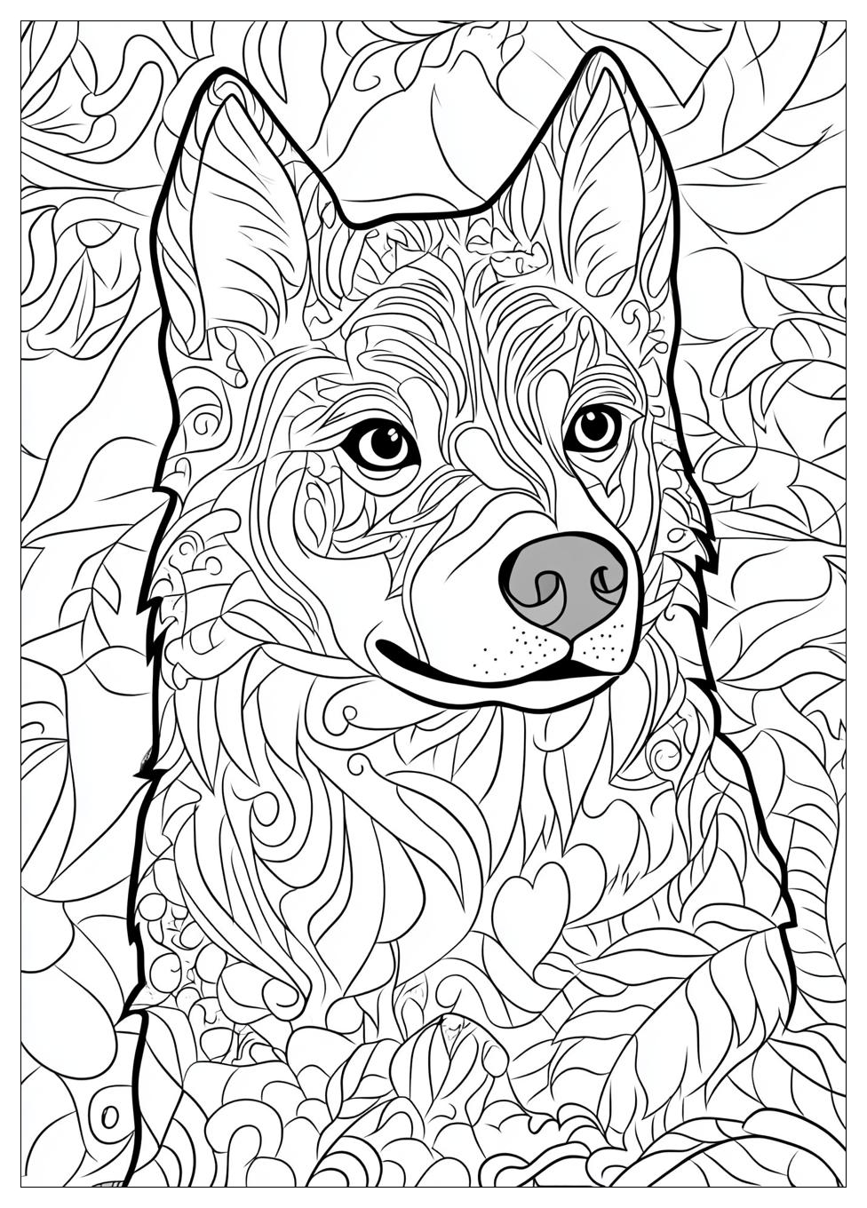Husky Ausmalbilder 6