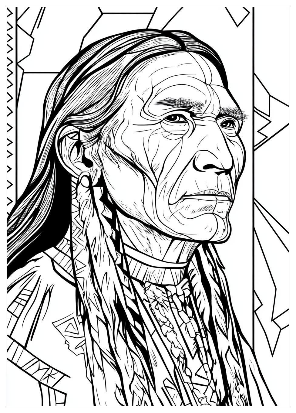 Indianer Ausmalbilder 13