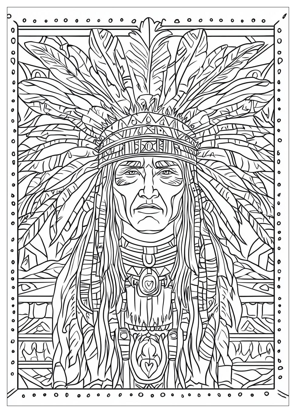 Indianer Ausmalbilder 16