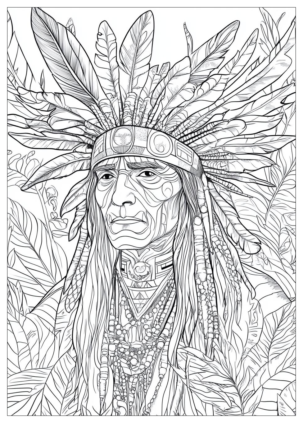 Indianer Ausmalbilder 18