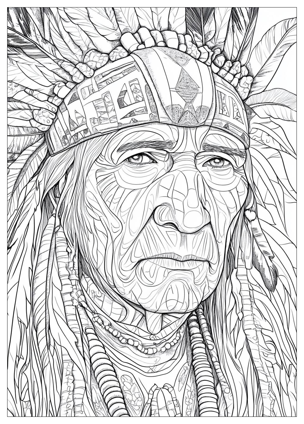 Indianer Ausmalbilder 23