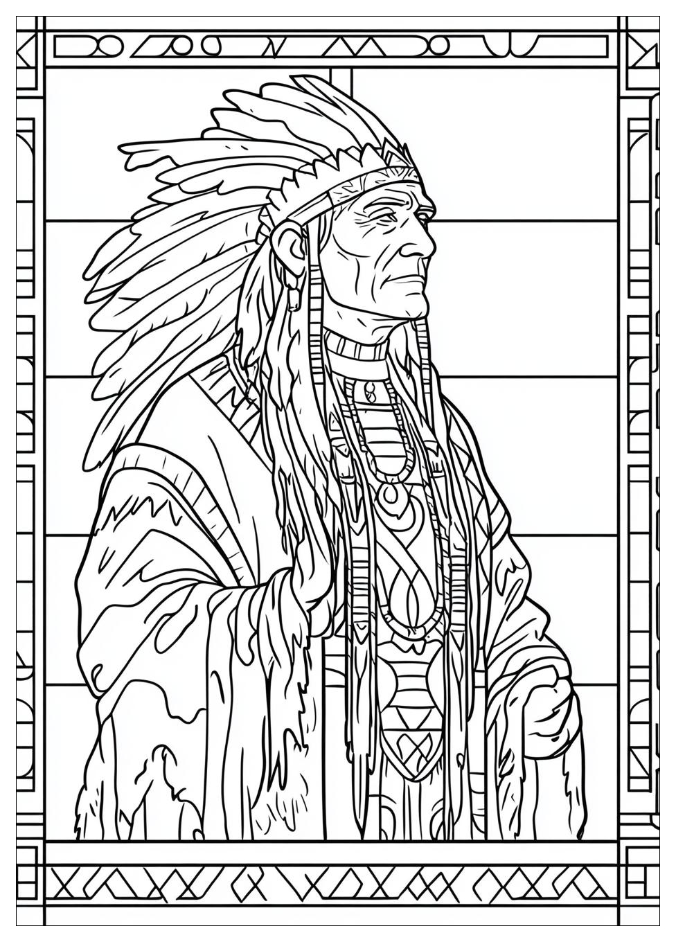 Indianer Ausmalbilder 6