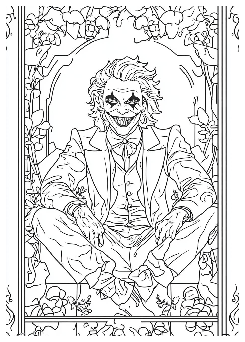 Joker Ausmalbilder 6