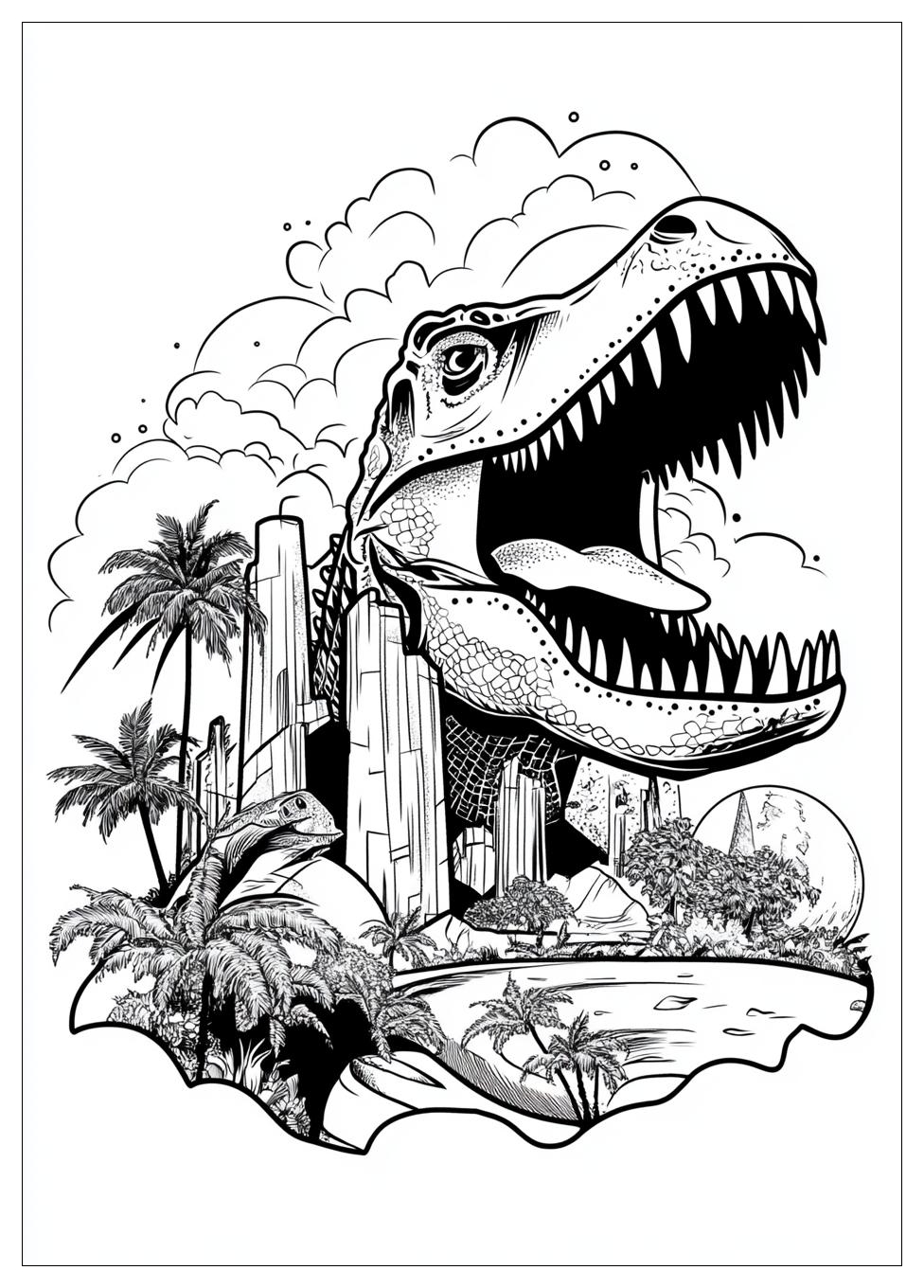 Jurassic Park Ausmalbilder 4